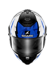 SHARK SPARTAN RS HIBOLT Moto Integrali Caschi Nero Blu Cromo 