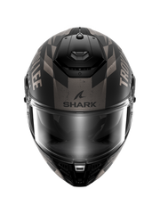 SHARK SPARTAN RS RACESHOP Casco Integral Negro Mate Antracita Plata 