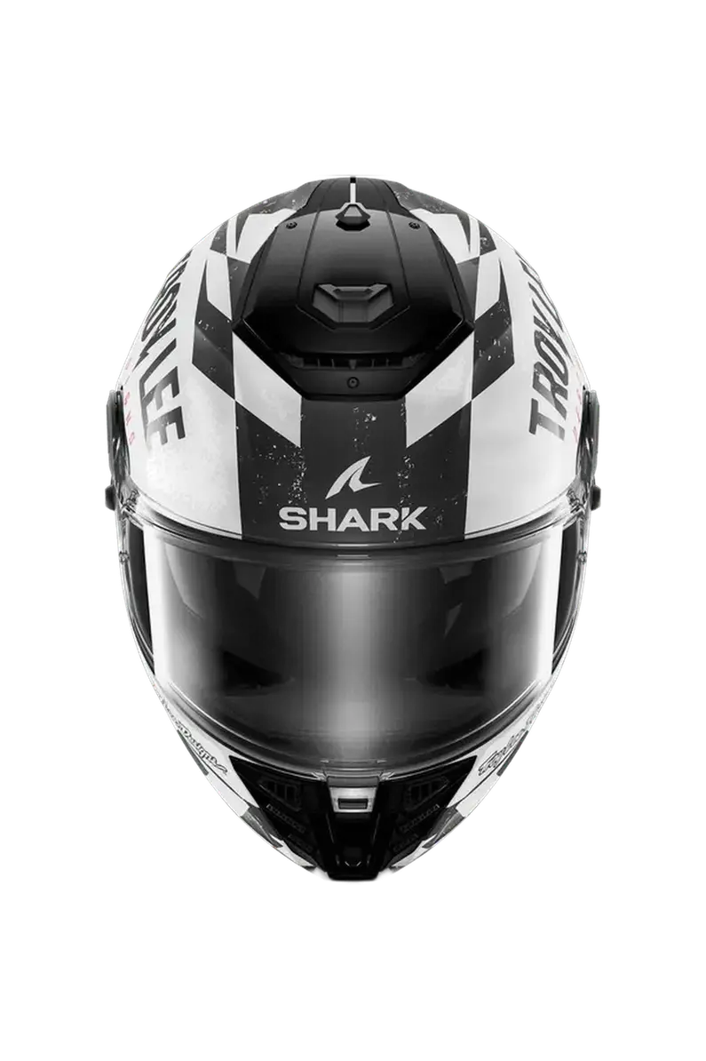 SHARK SPARTAN RS Moto Integrali Caschi Blanco Negro 