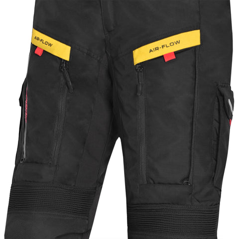 Bela Transformer Pantaloni da moto per uomo - Nero / Giallo fluor