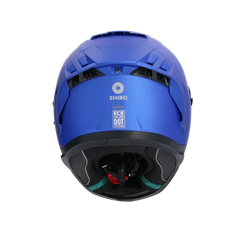 SHIRO FF939 Alpha Moto Integrali Caschi Opaco Blu 