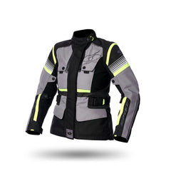 SPYKE Equator Dry Techno Lady Jacket Gris/Antra/Yellow - SECURTEX MOTOR S.L (t/a MaximoMoto)