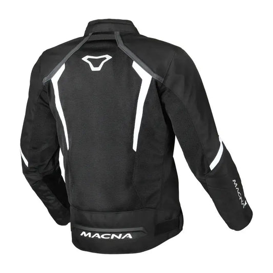 MACNA GRISCO Hombre Moto Textil Chaqueta Blanco Negro – Yamoto.it