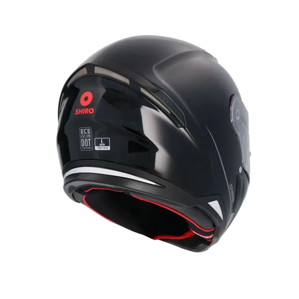 SHIRO Sh-890 Hunter Moto integrali Caschi Nero 