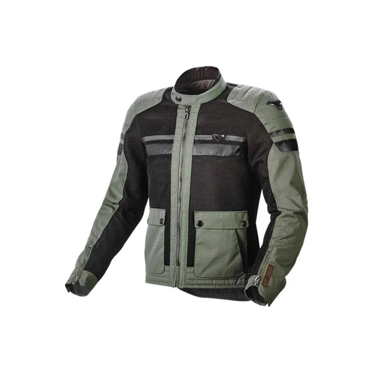 MACNA Fluent Moto Hombre Textil Chaqueta Verde Negro – Yamoto.it