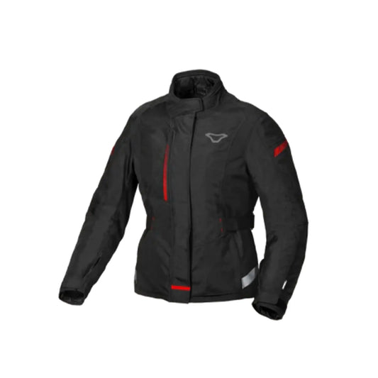 MACNA NIVALA Mujer Impermeable Textil Moto Chaqueta Negro Rojo – Yamoto.it