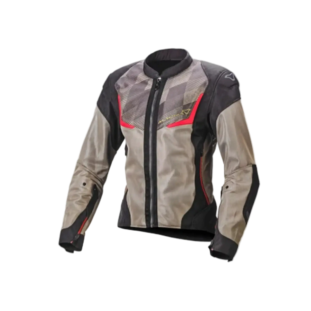 Macna Orcano Giacca in tessuto donna Marrone/nero/rosso 