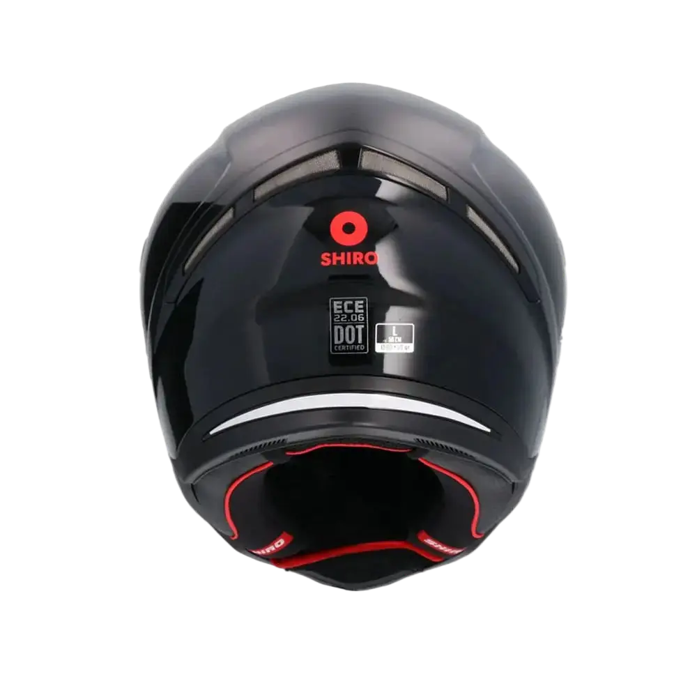 SHIRO Sh-890 Hunter Moto integrali Caschi Nero 