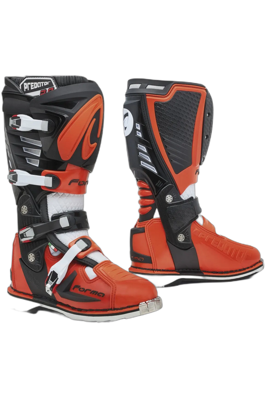 FORMA Predator 2.0 Stivali Da Moto Nero Arancione Bianco 