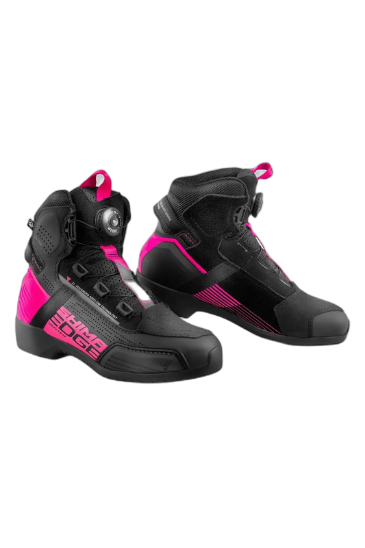 SHIMA STIVALI EDGE VENTED SCARPE MOTOCICLO DONNA ROSA 