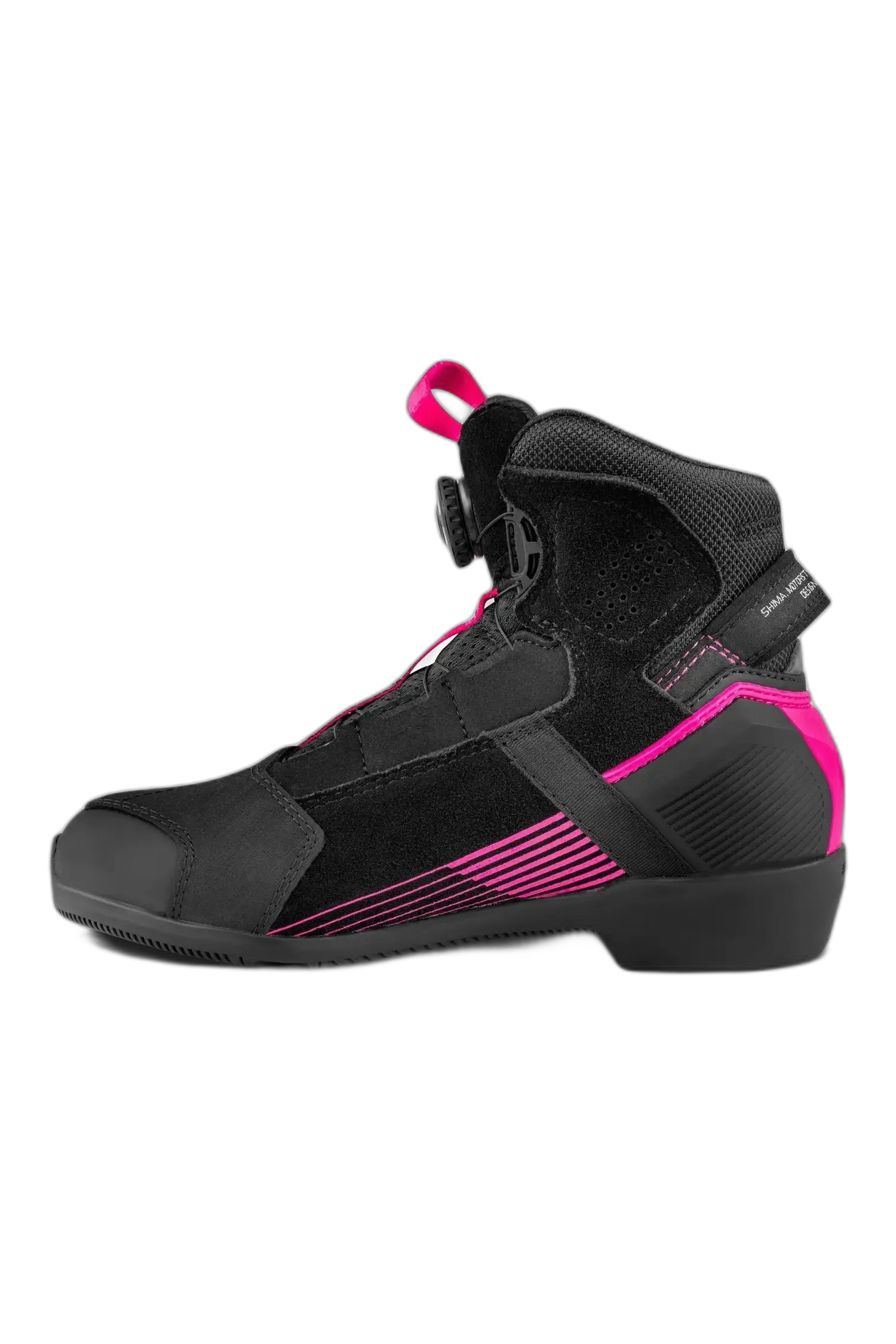 SHIMA STIVALI EDGE VENTED SCARPE MOTOCICLO DONNA ROSA 