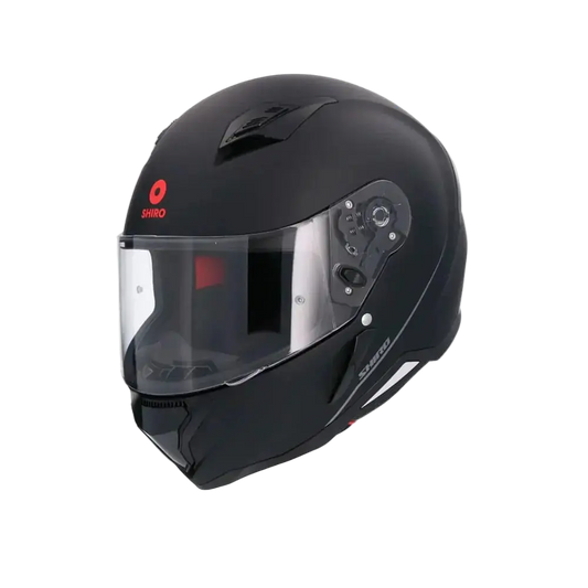SHIRO SH-890 HUNTER Moto Integrali Caschi Opaco Nero 