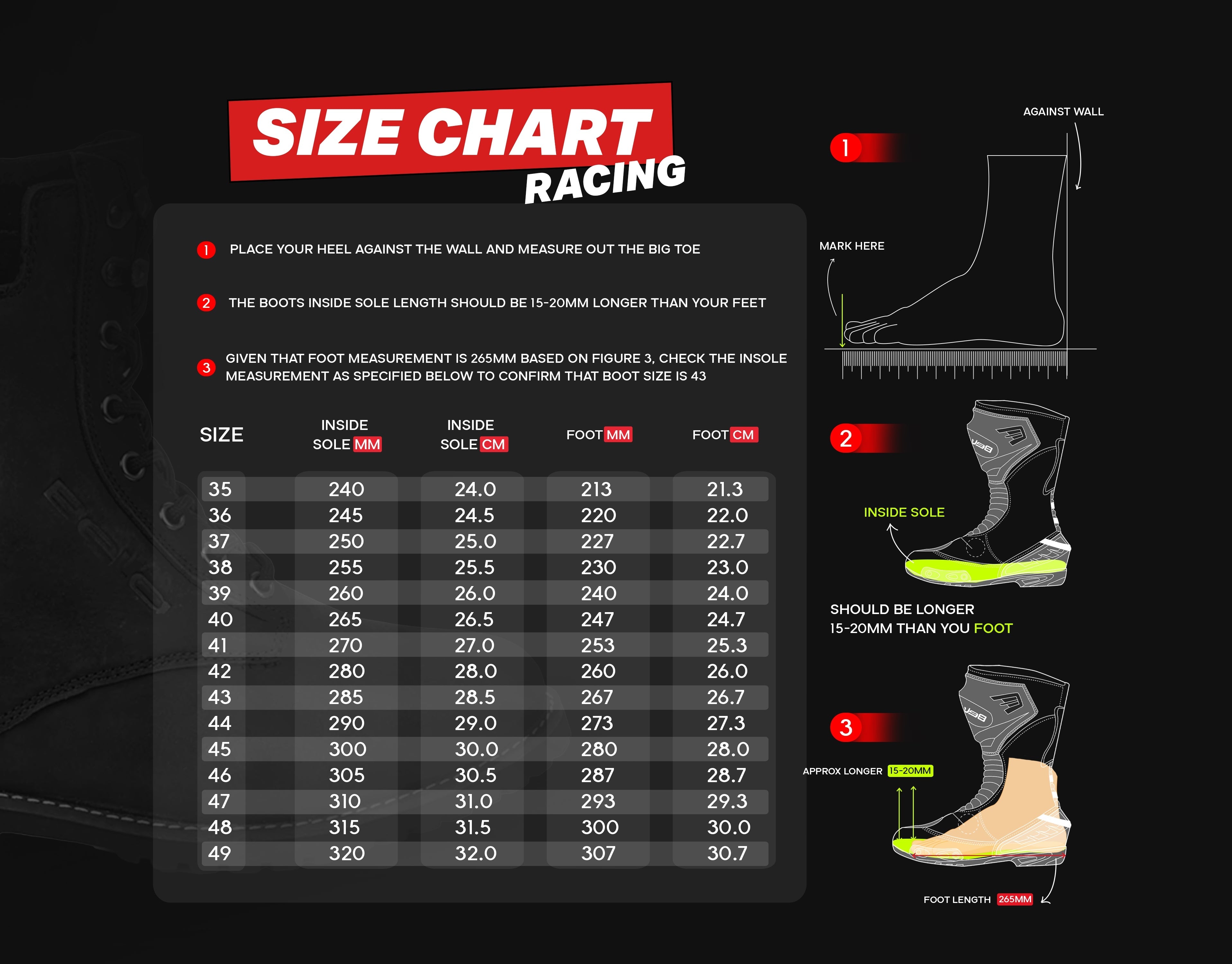 R-TECH - Botas Piel Performer Man Negro/Amarillo Fluor - SECURTEX MOTOR S.L (t/a MaximoMoto)
