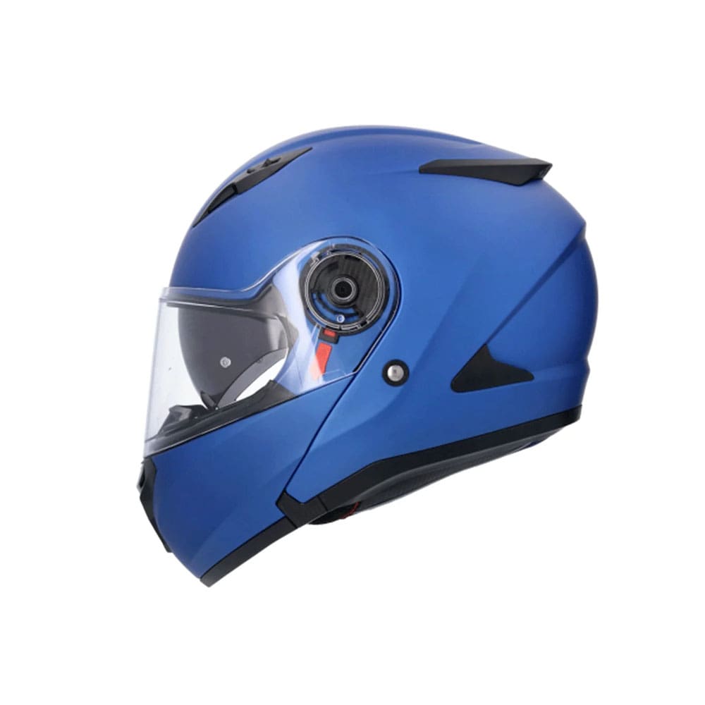SHIRO SH-508 EXPLORER MOTO MODULARI CASCHI OPACO BLU 