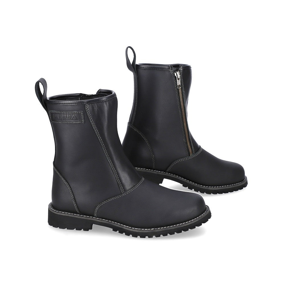 SHUA - Botas Piel City man WP Negro