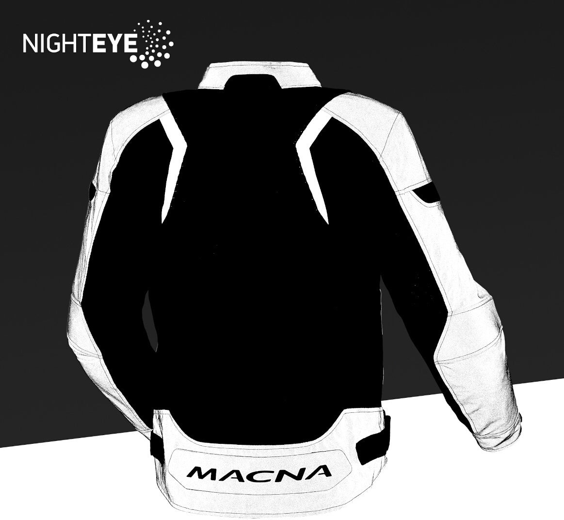 Macna Velotura Camo Chaqueta textil Man Black night eye - SECURTEX MOTOR S.L (t/a MaximoMoto)