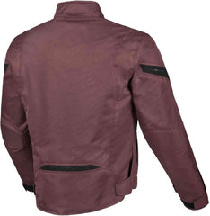 MACNA Dromica Mujer Textil Moto Impermeable Chaqueta Rojo oscuro