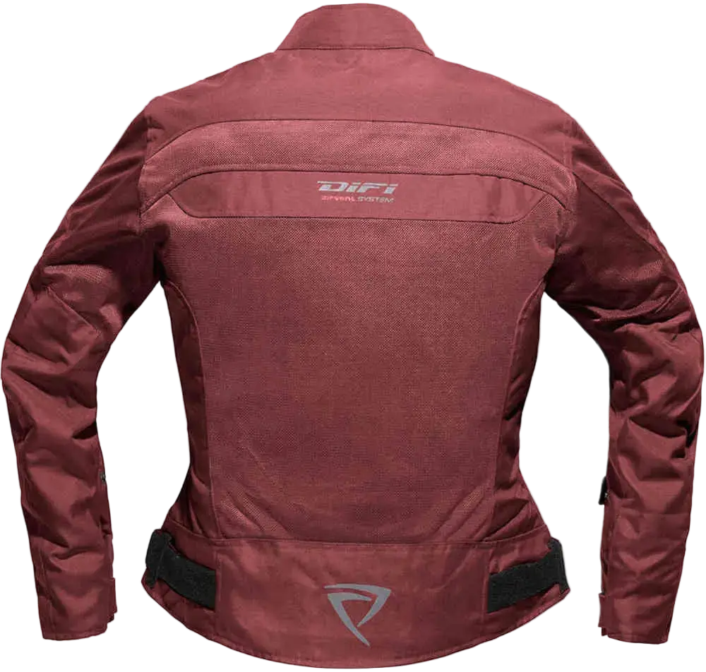 DIFI Ibiza Air Donna Giacca Tessile Rosso 