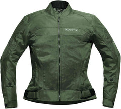 DIFI Ibiza Air Donna Moto Tessile Giacca Verde