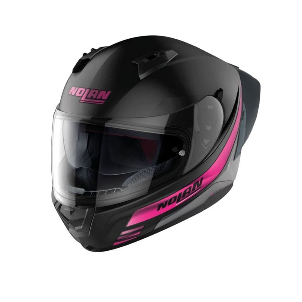 NOLAN N60-6 SPORT OUTSET 023 MOTO INTEGRALI CASCHI NERO FUCSIA