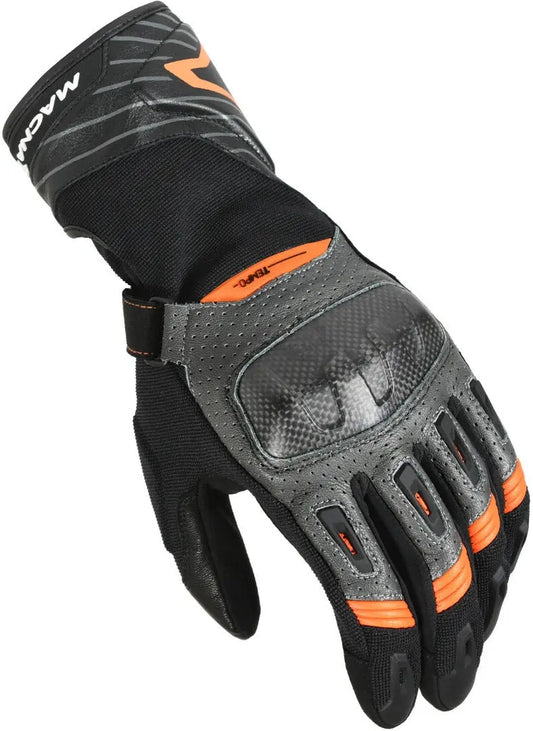 MACNA TEMPO HOMBRES MOTORCYCLE GLOVES PERFORADO BLACK GRIS NARANJA – Yamoto.it