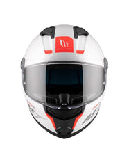 MT Stinger 2 Solid A0 blanco perlado brillante Cascos integrales - CASCO