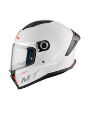 MT Stinger 2 Solid A0 blanco perlado brillante Cascos integrales - CASCO