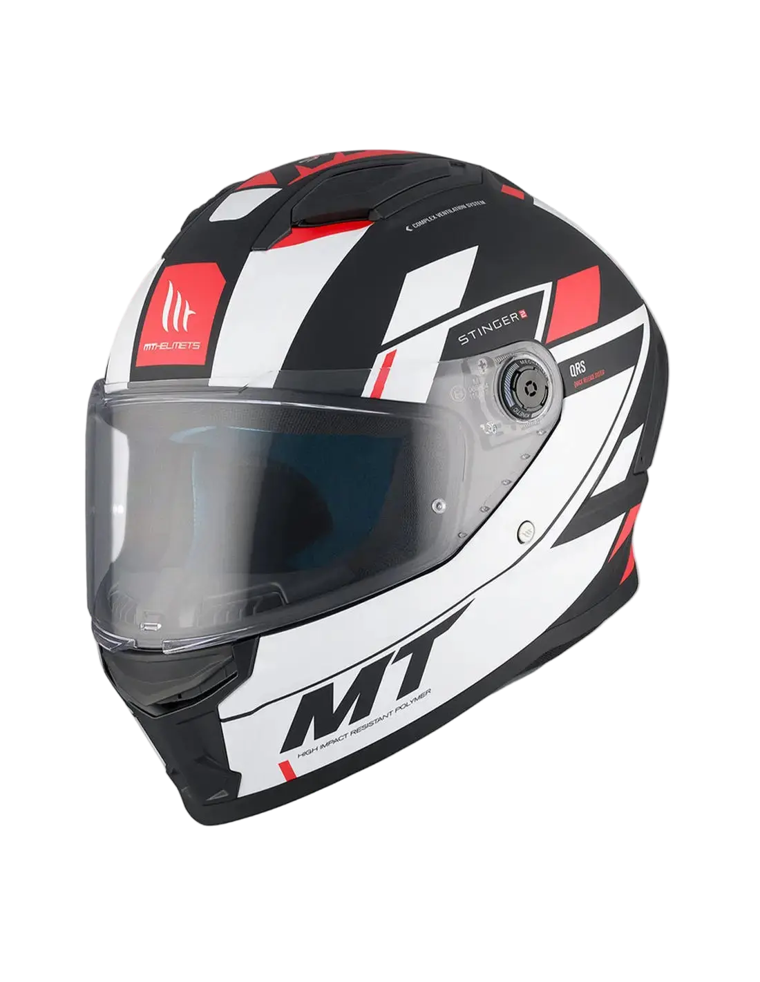 MT STINGER 2 ZIVZE B5 Opaca Moto integrale Caschi 