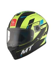 MT STINGER 2 ZIVZE C3 Opaca moto integrale Caschi Giallo fluo Nero 