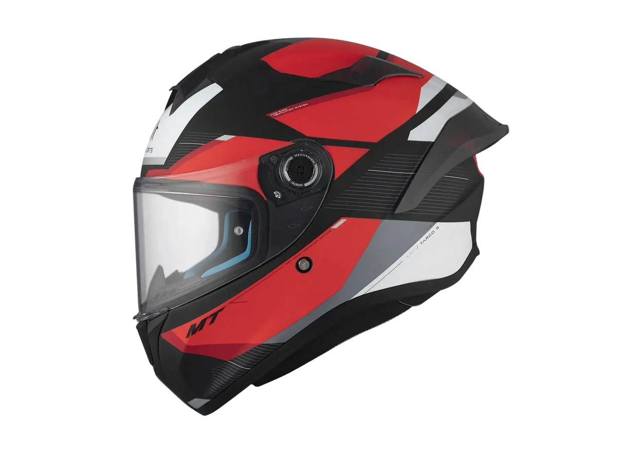 MT Targo S Kay B5 Sportivo Turismo moto Integrali Caschi Opaco Rosso 