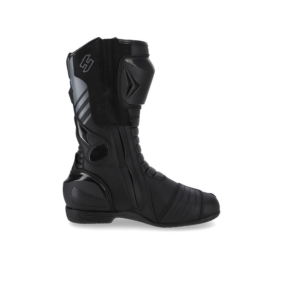 SHUA - BOTAS PIEL SUPER TECH NEGRO/GRIS - SECURTEX MOTOR S.L (t/a MaximoMoto)