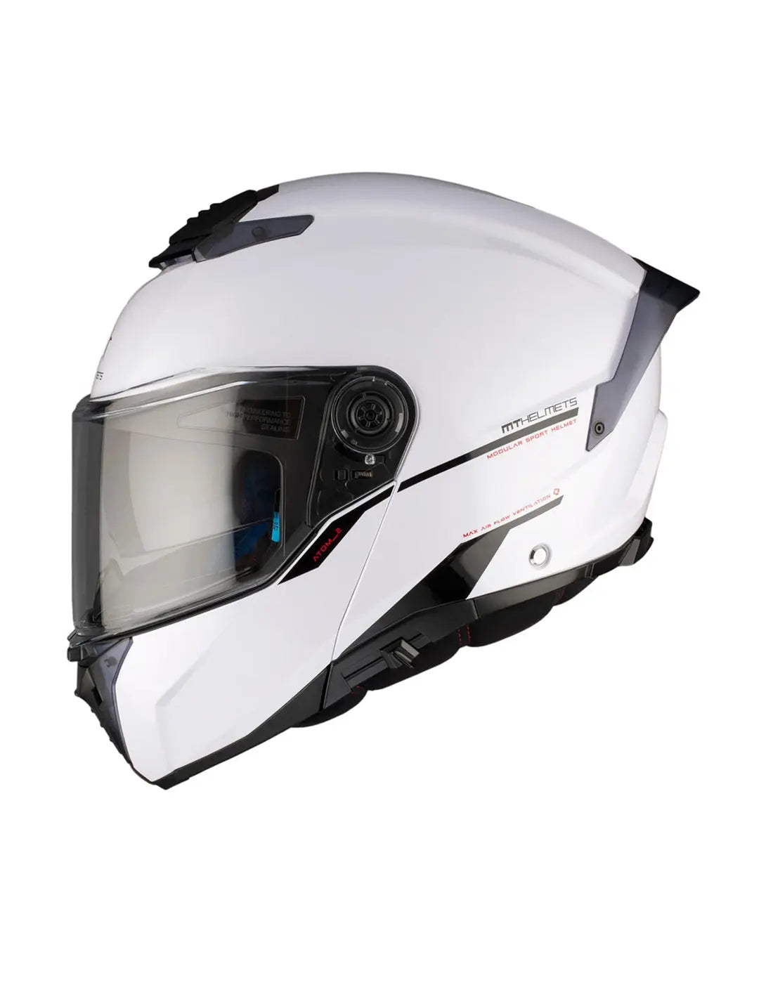 MT ATOM 2 SV SOLID A0 Moto Integrali Modulare Caschi 