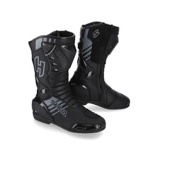 SHUA - BOTAS PIEL SUPER TECH NEGRO/GRIS - SECURTEX MOTOR S.L (t/a MaximoMoto)