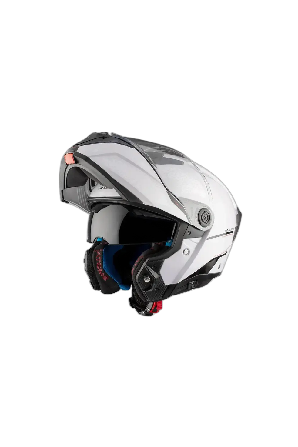 MT ATOM 2 SV SOLID A0 Moto Integrali Modulare Caschi 