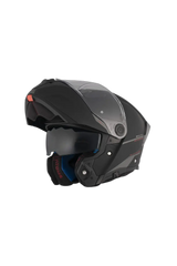 MT ATOM 2 SV SOLID A1 Moto Modulare Filp Up Caschi Nero Opaco 