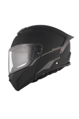 MT ATOM 2 SV SOLID A1 Moto Modulare Filp Up Caschi Nero Opaco 