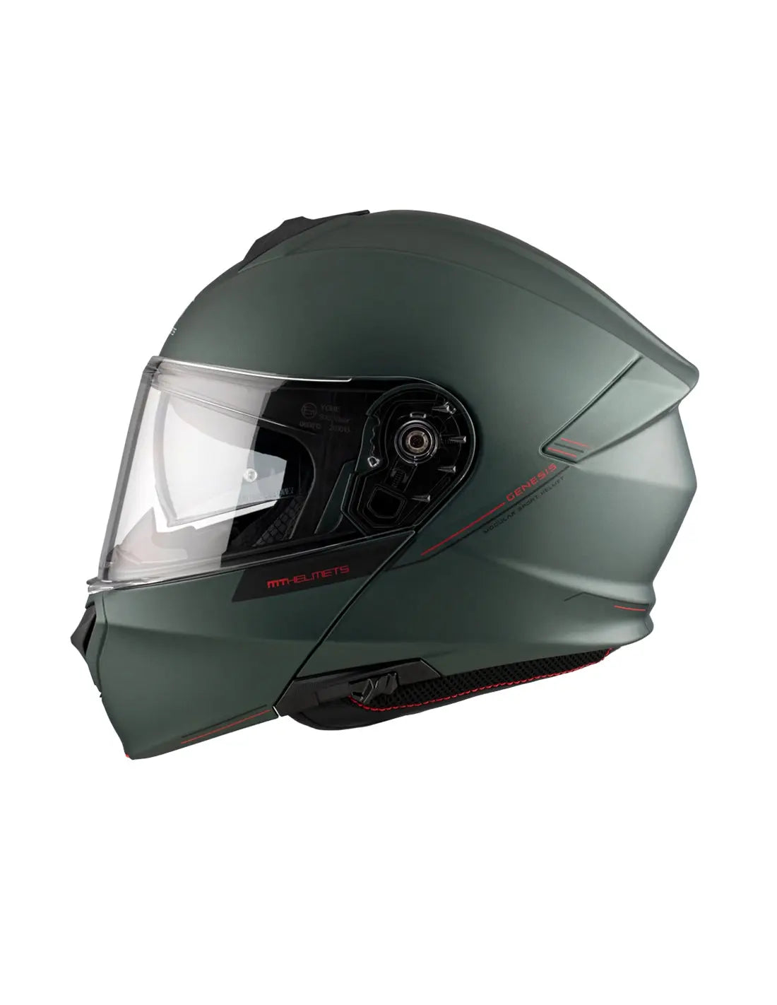 MT GENESIS SV SOLID A6 VERDE MATE Cascos de aventura