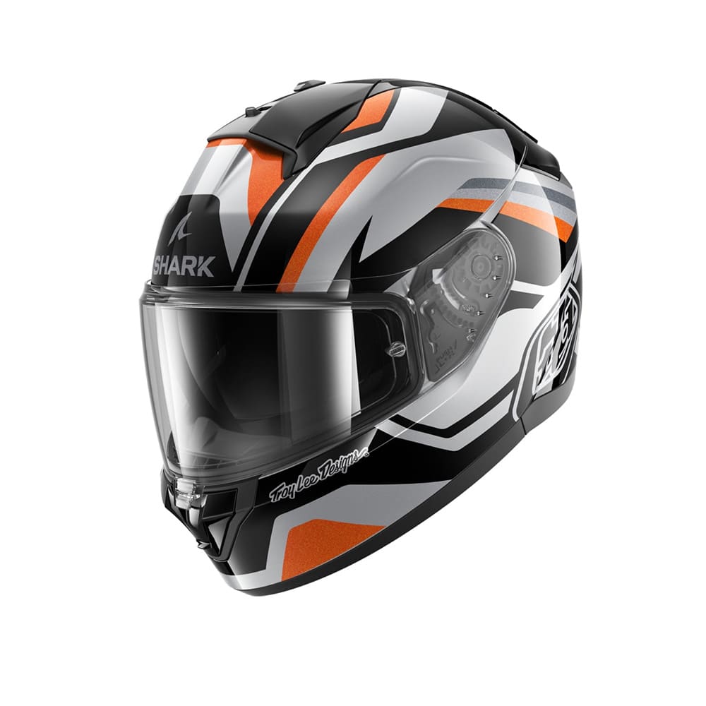 SHARK RIDILL 2 APEX ARGENTO Integrali Caschi Nero Arancione