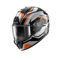 SHARK RIDILL 2 APEX ARGENTO Integrali Caschi Nero Arancione