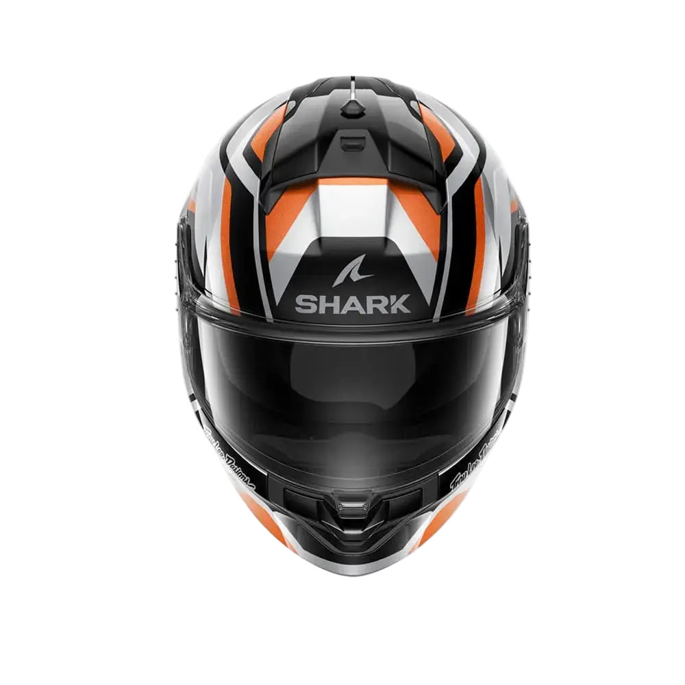 SHARK RIDILL 2 APEX ARGENTO Integrali Caschi Nero Arancione 