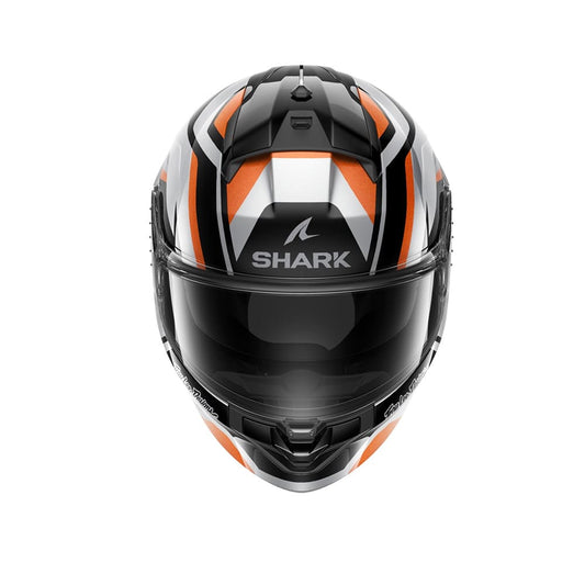 SHARK RIDILL 2 APEX ARGENTO Integrali Caschi Nero Arancione