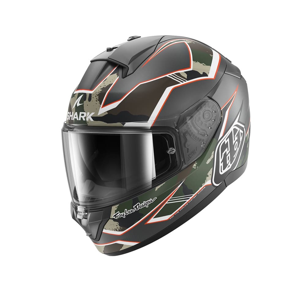SHARK RIDILL 2 MATRIX Caschi Camo Opaco Antracite Verde Cioccolato