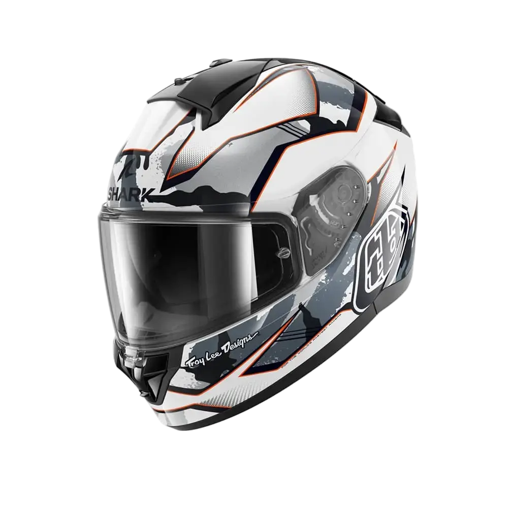 SHARK RIDILL 2 MATRIX Camo Moto Integrali Caschi Bianco Argento Rosso 