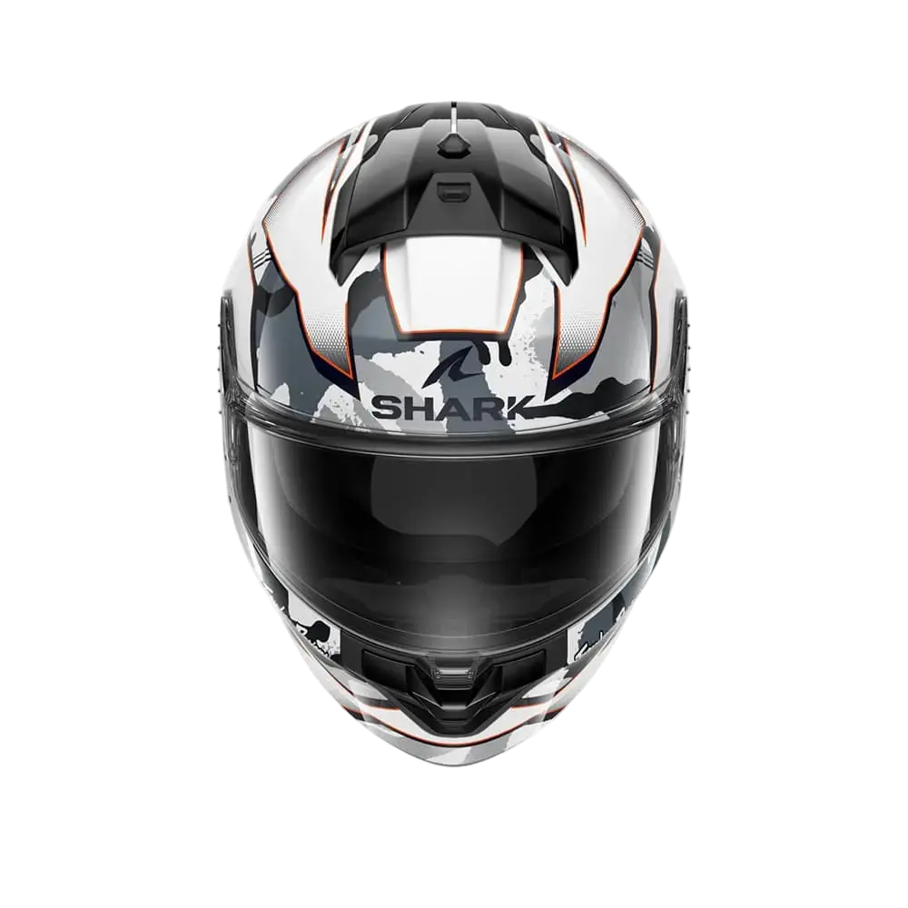 SHARK RIDILL 2 MATRIX Camo Moto Integrali Caschi Bianco Argento Rosso 