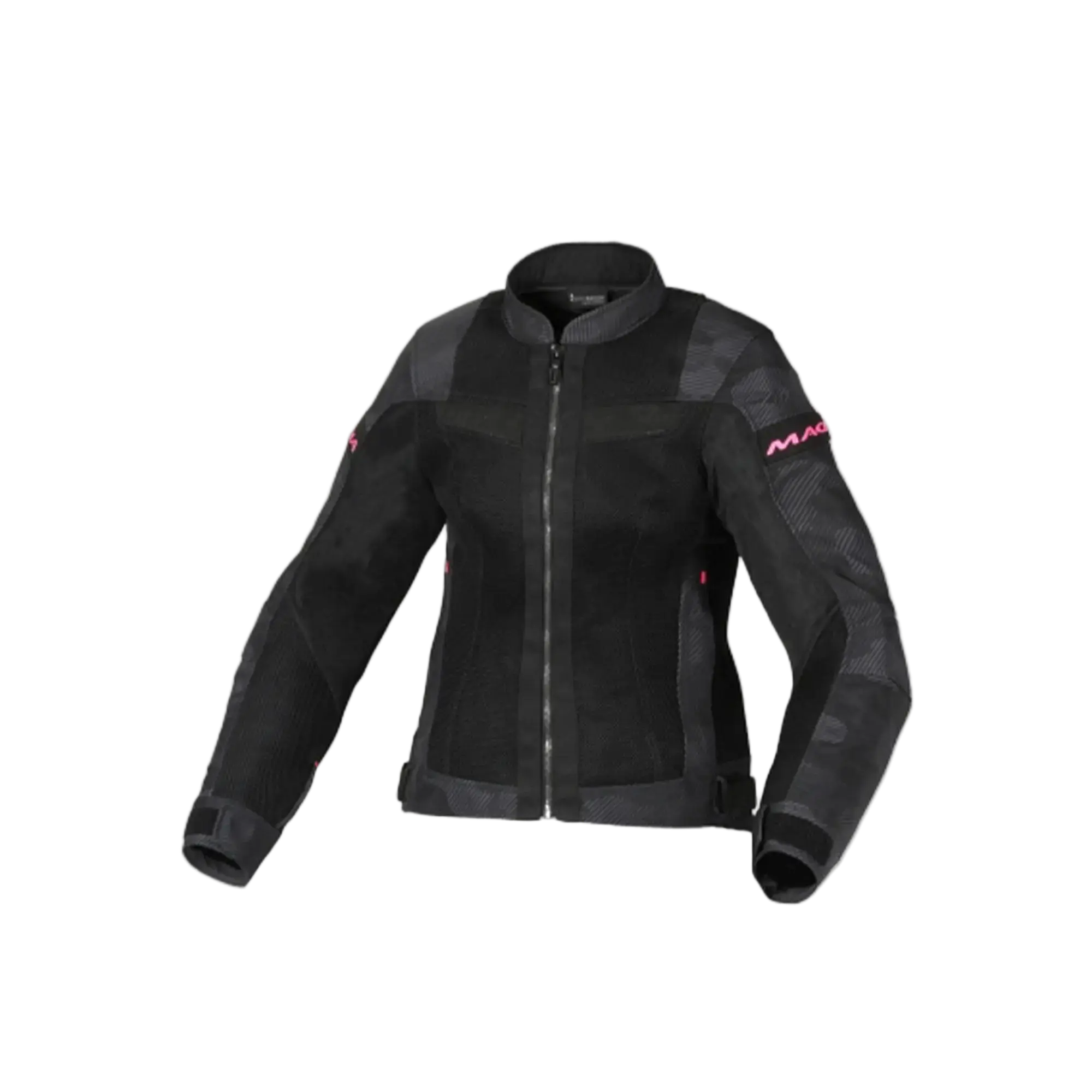 Macna Velotura Camo in tessuto da donna Nero grigio mimetico 