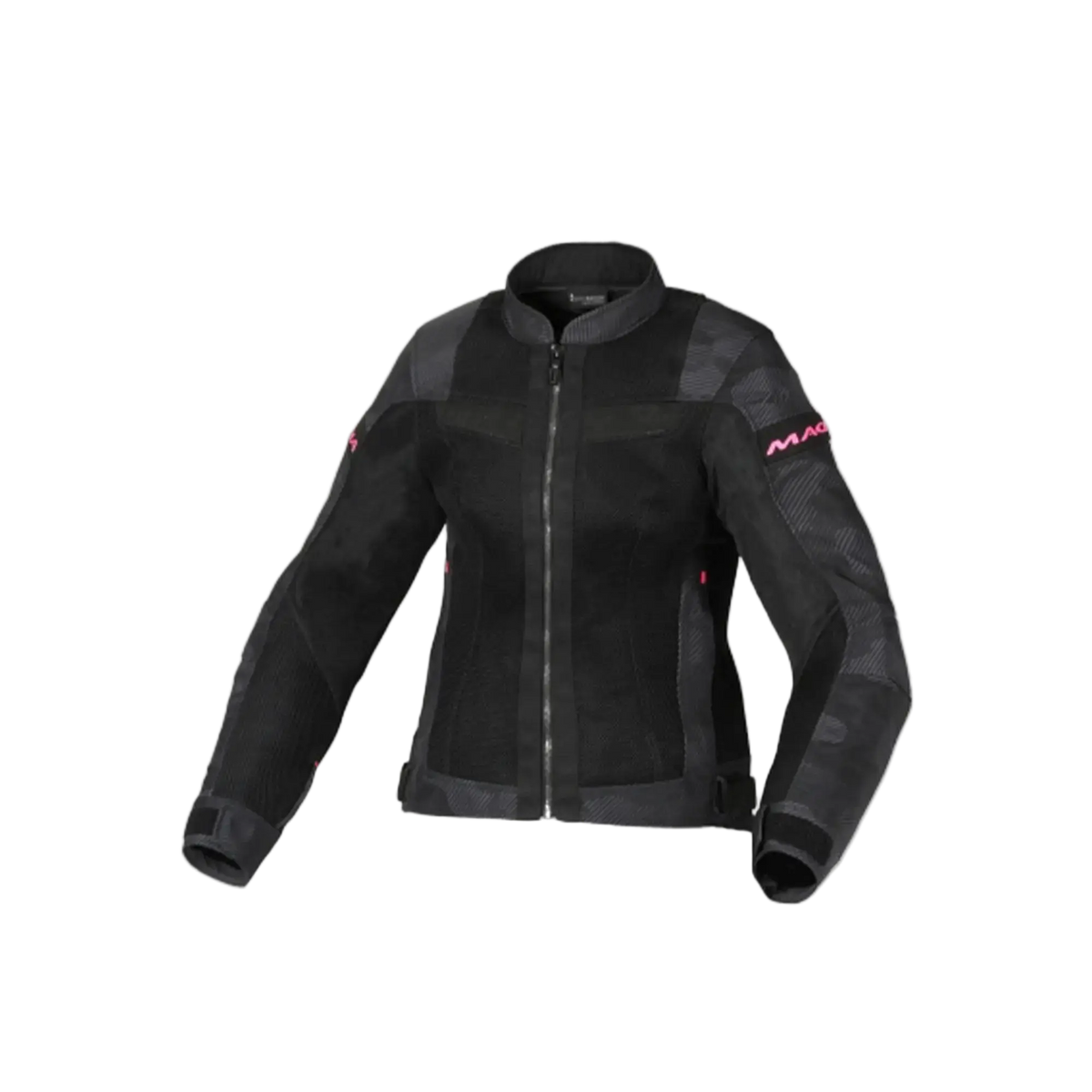 Macna Velotura Camo in tessuto da donna Nero grigio mimetico 