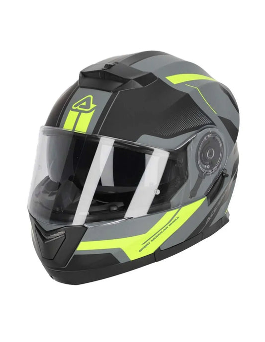 ACERBIS - CASCO MODULAR SEREL 22.06 Negro/Amarillo fluo - SECURTEX MOTOR S.L (t/a MaximoMoto)