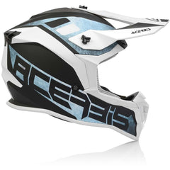 ACERBIS - CASCO LINEAR BIANCO/AZZURRO - SECURTEX MOTOR S.L (t/a MaximoMoto)