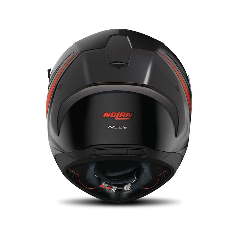 NOLAN N60-6 SPORT OUTSET 021 Moto Integrali Caschi Nero Rosso
