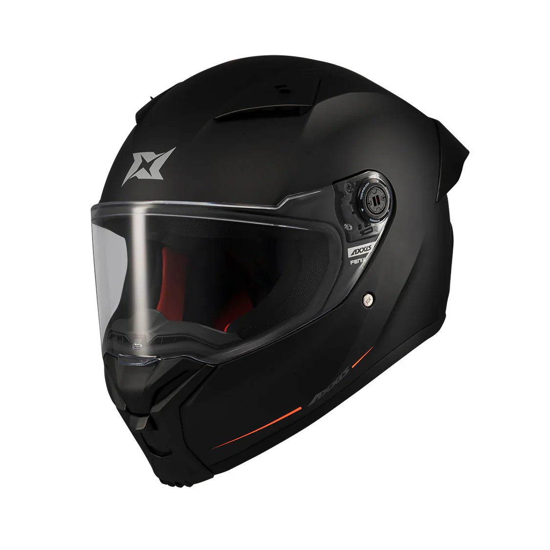 AXXIS FF132 FENIX SOLID A1 CASCO DE MOTO NEGRO MATE 